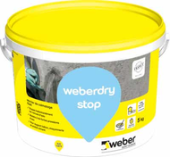 WEBERDRY STOP GRIS SEAU DE 5KG Mortier de colmatage ultra-rapide
